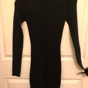 Black cocktail dress